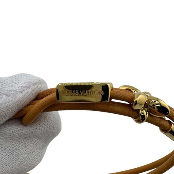 LOUIS VUITTON Brown Charm Bracelet - Picture 7 of 9